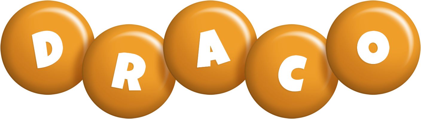 Draco candy-orange logo