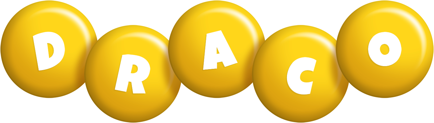 Draco candy-yellow logo