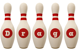 Draga bowling-pin logo