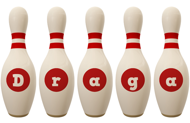 Draga bowling-pin logo