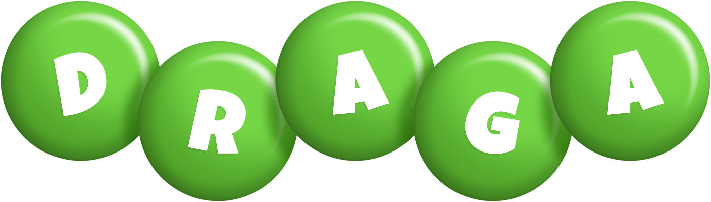 Draga candy-green logo