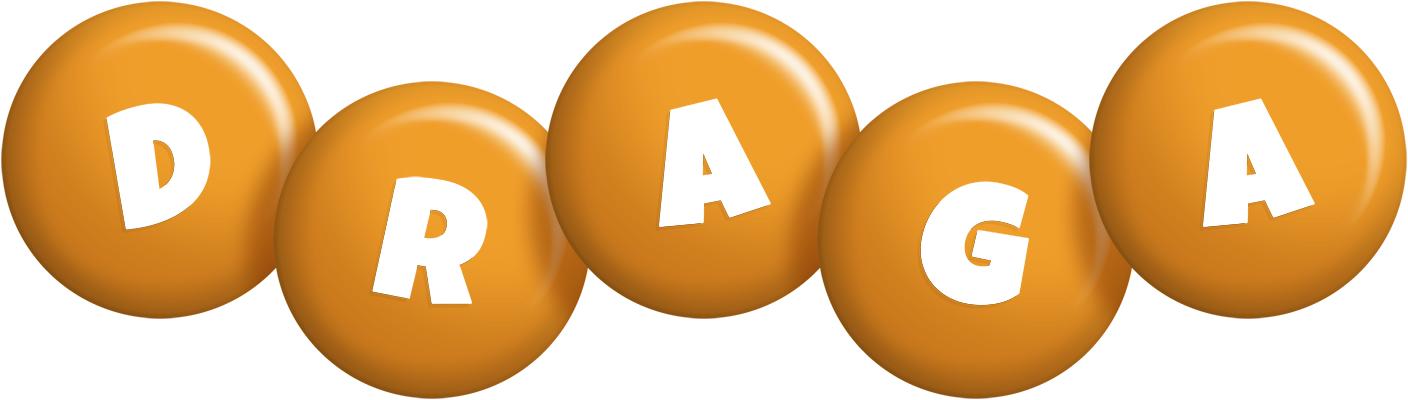 Draga candy-orange logo