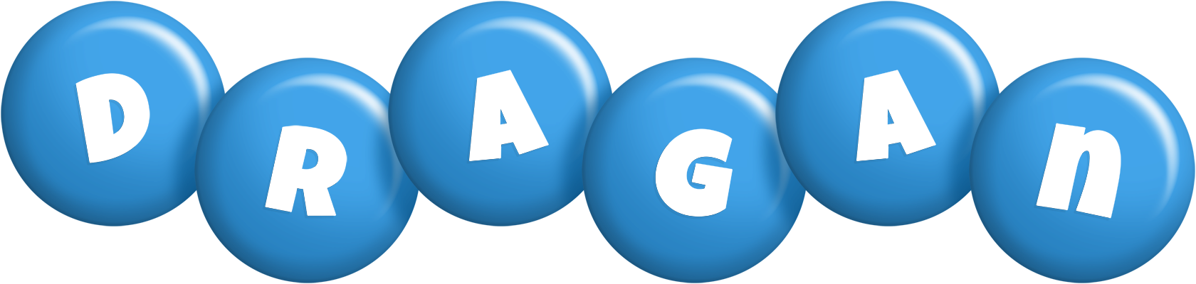 Dragan candy-blue logo