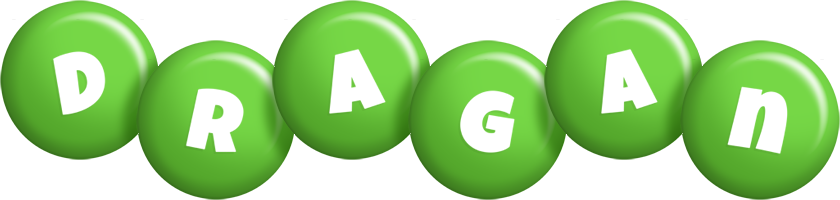 Dragan candy-green logo