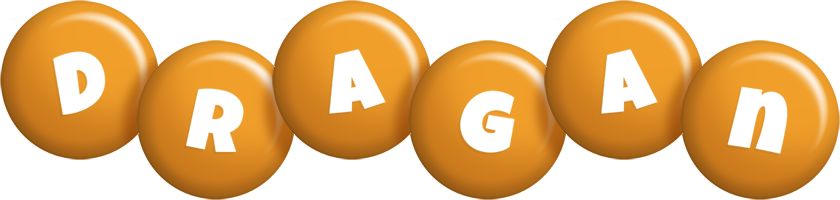 Dragan candy-orange logo