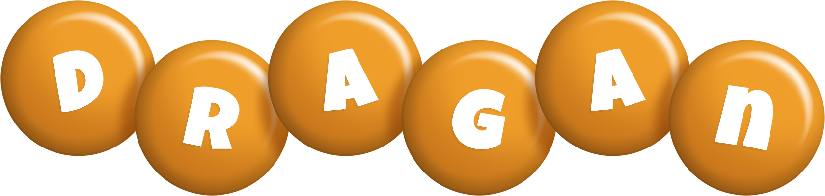 Dragan candy-orange logo