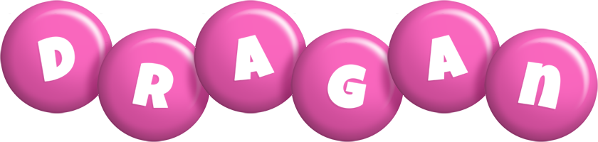 Dragan candy-pink logo