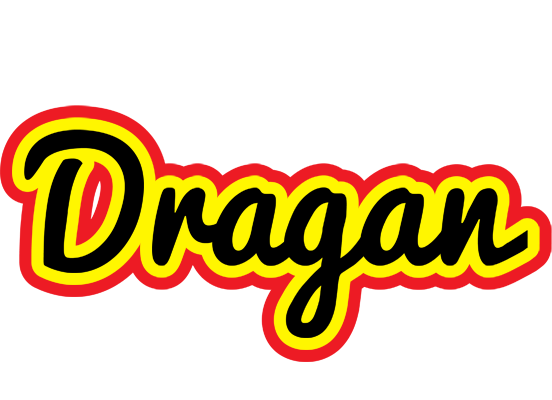 Dragan flaming logo