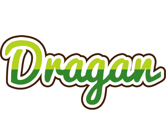 Dragan golfing logo