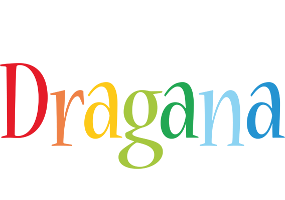 Dragana birthday logo