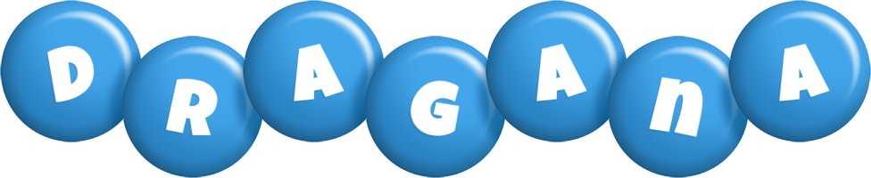 Dragana candy-blue logo