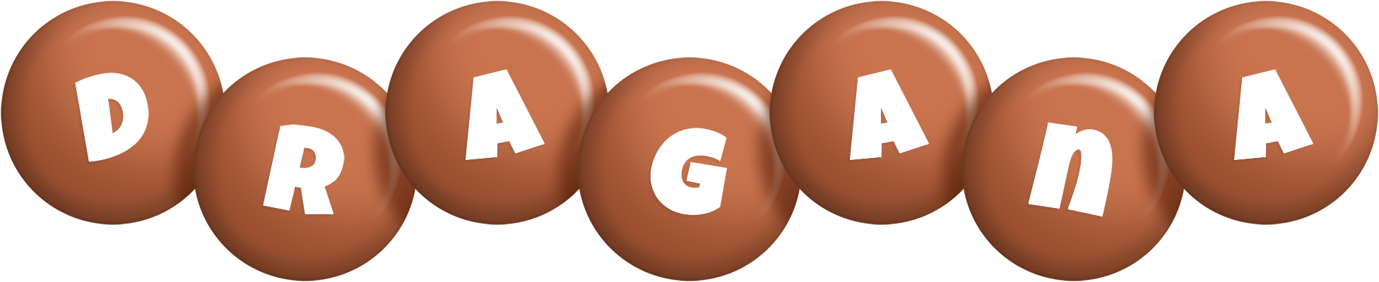 Dragana candy-brown logo