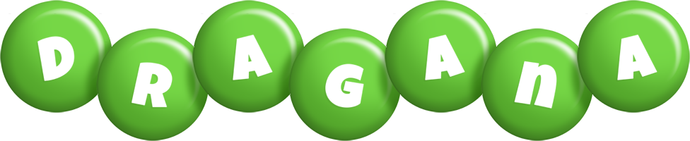 Dragana candy-green logo