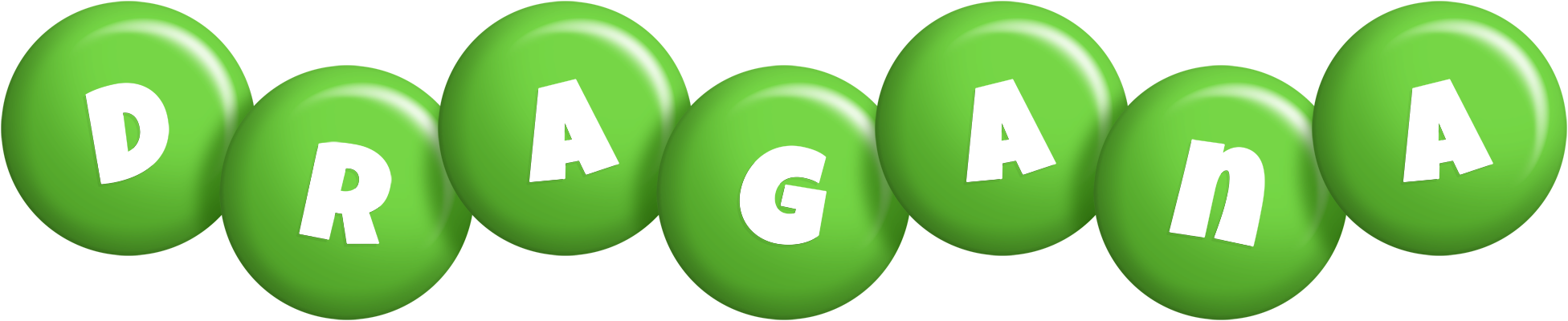 Dragana candy-green logo