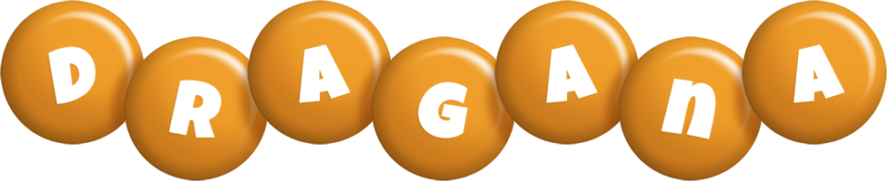 Dragana candy-orange logo