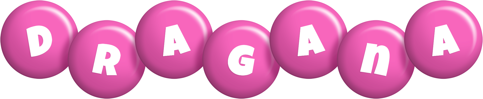 Dragana candy-pink logo
