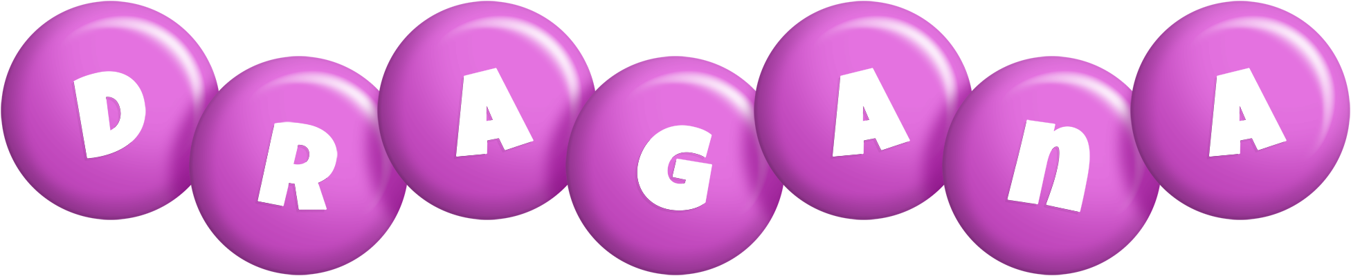 Dragana candy-purple logo