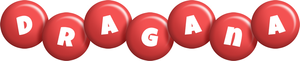 Dragana candy-red logo