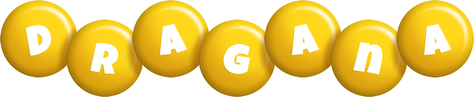 Dragana candy-yellow logo
