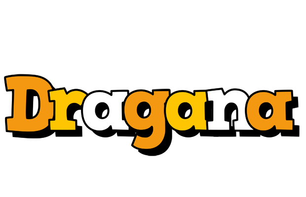 Dragana cartoon logo