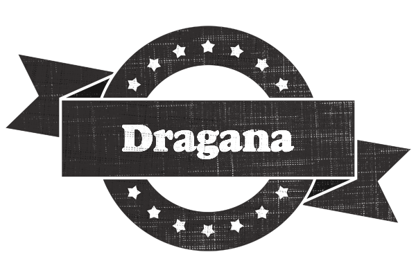 Dragana grunge logo