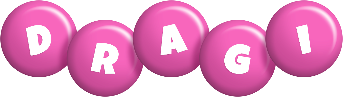 Dragi candy-pink logo