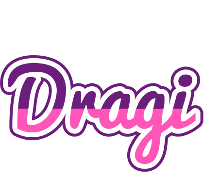 Dragi cheerful logo
