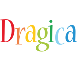 Dragica birthday logo