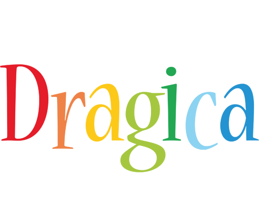 Dragica birthday logo