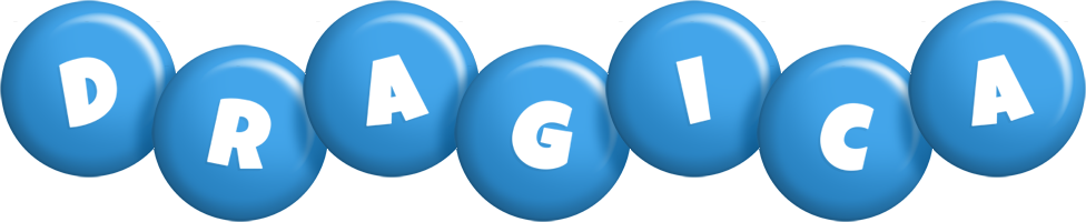 Dragica candy-blue logo
