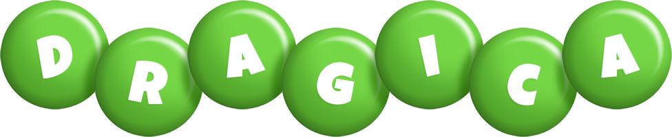 Dragica candy-green logo