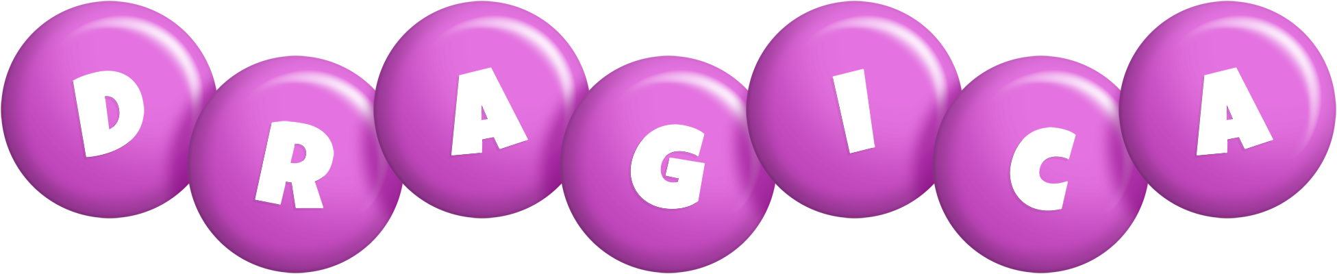 Dragica candy-purple logo