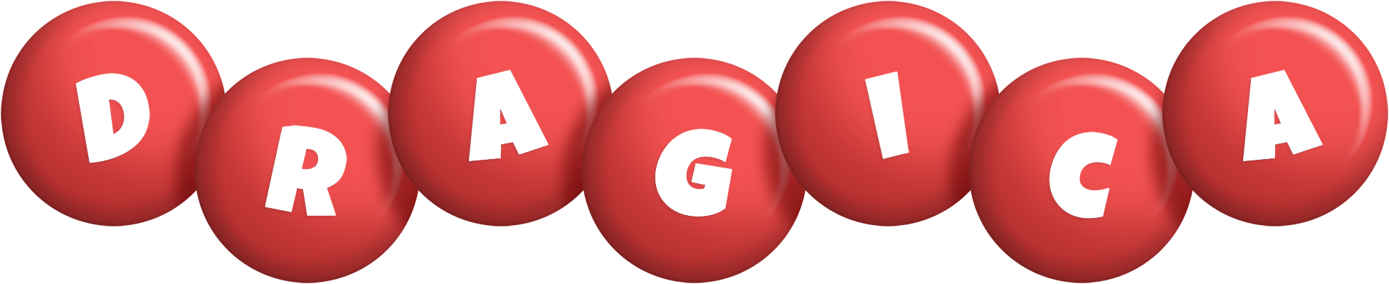 Dragica candy-red logo