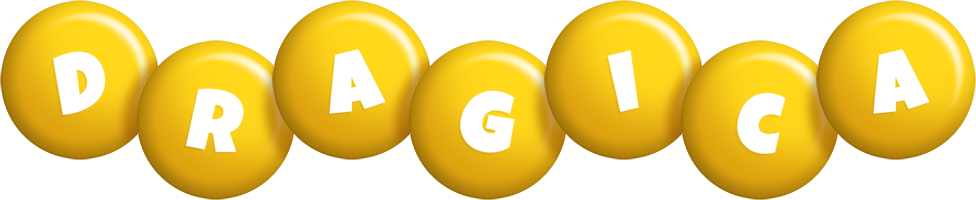 Dragica candy-yellow logo