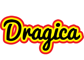 Dragica flaming logo