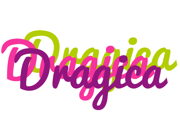 Dragica flowers logo