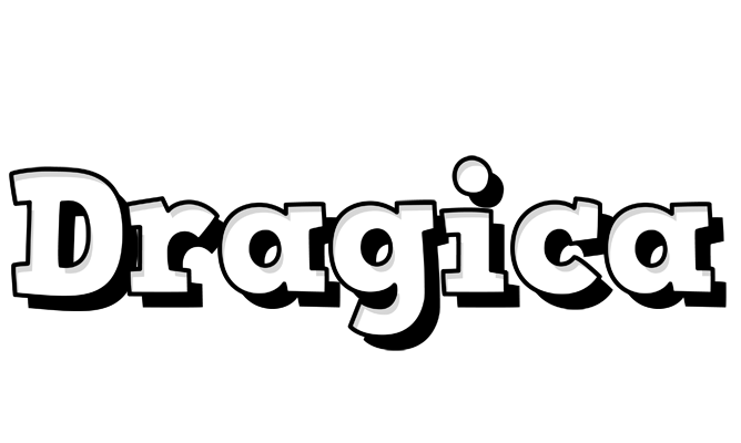 Dragica snowing logo