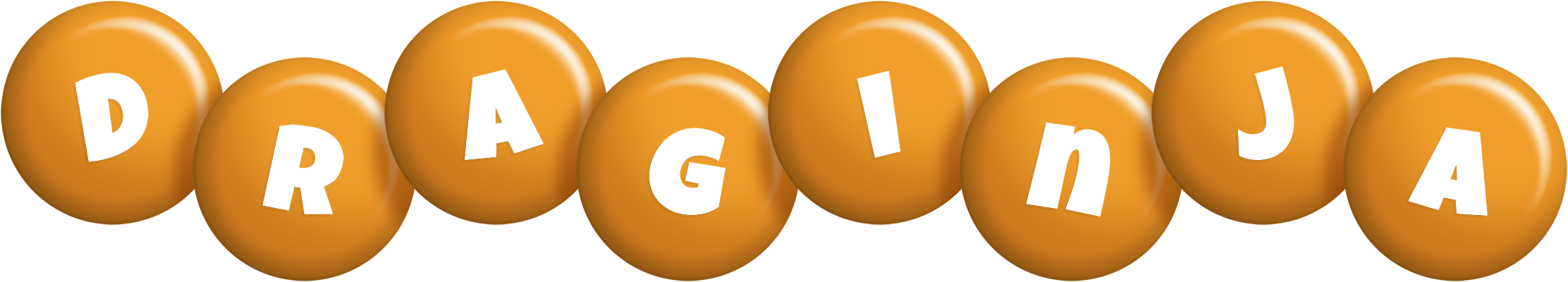 Draginja candy-orange logo