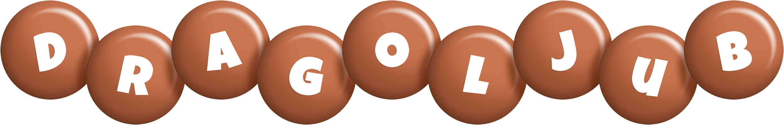 Dragoljub candy-brown logo