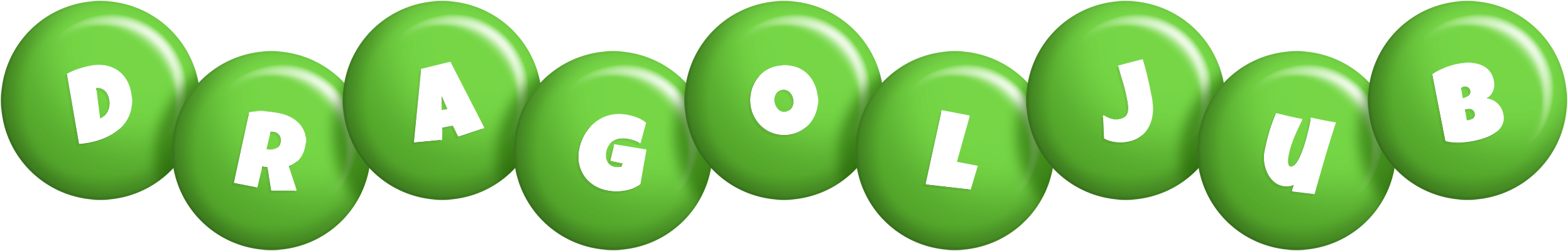 Dragoljub candy-green logo