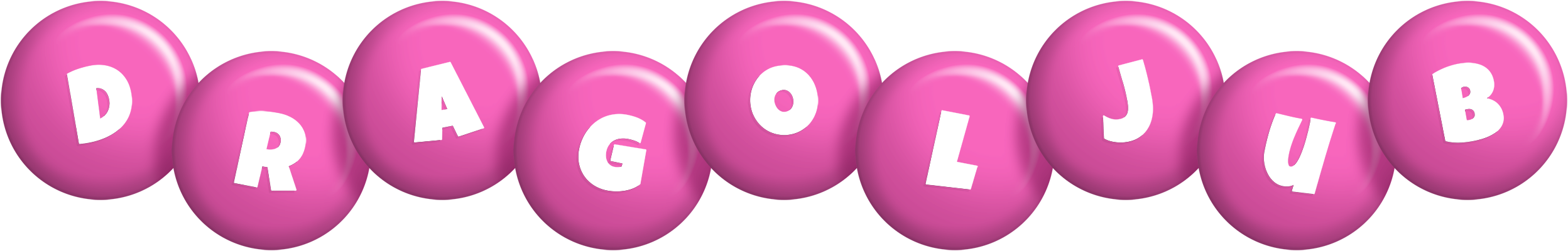 Dragoljub candy-pink logo