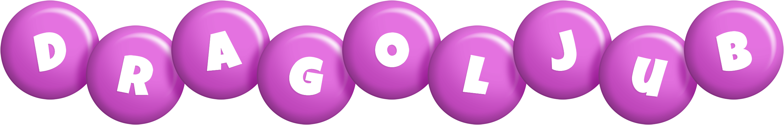Dragoljub candy-purple logo