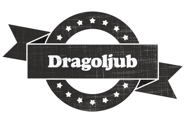 Dragoljub grunge logo
