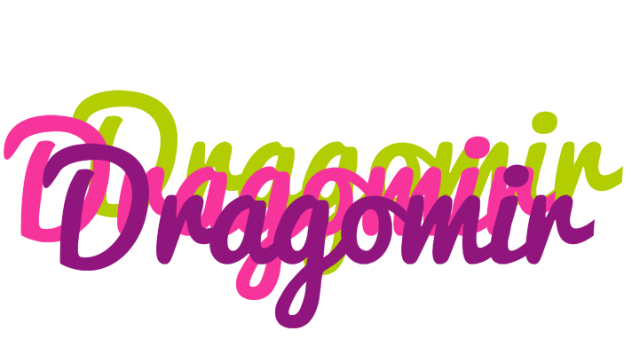 Dragomir flowers logo