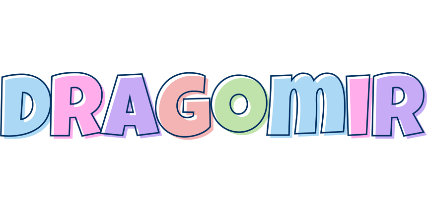 Dragomir pastel logo
