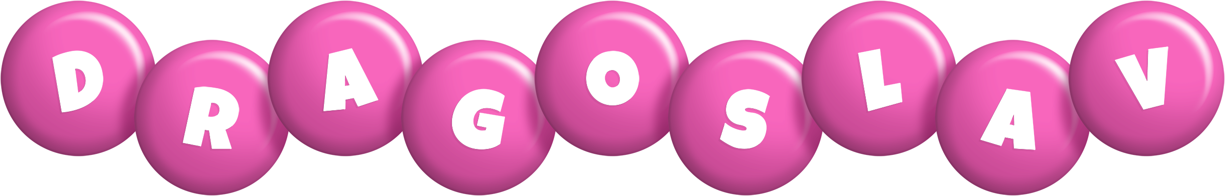 Dragoslav candy-pink logo