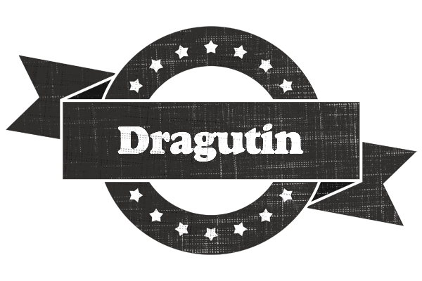 Dragutin grunge logo
