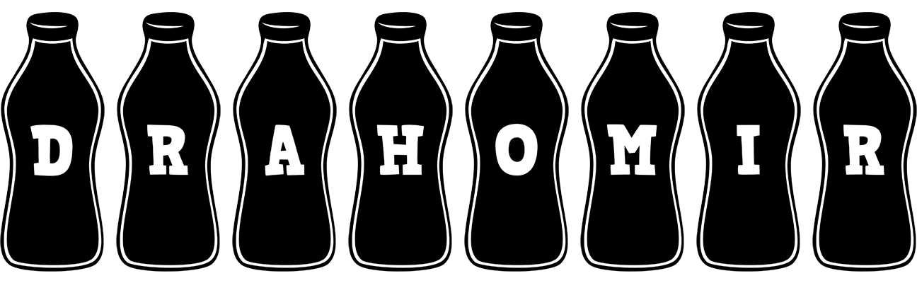 Drahomir bottle logo