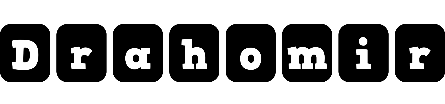 Drahomir box logo