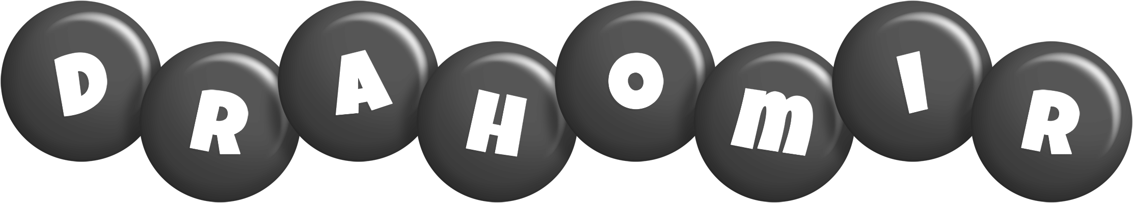 Drahomir candy-black logo